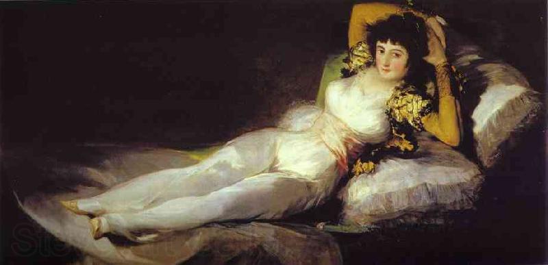 Francisco Jose de Goya The Clothed Maja Spain oil painting art